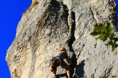 Klettern in Vela Draga
